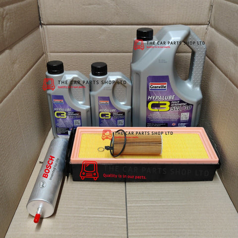 SERVICE KIT TO FIT BMW 335DX F30 F31 F80 7L OIL + AIR, FUEL AND AIR FILTER NEW
