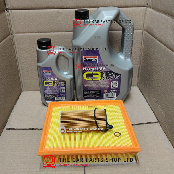 FITS BMW 320D F34 GRAN TURISMO SERVICE KIT 6L 5W30 OIL + AIR AND OIL FILTER