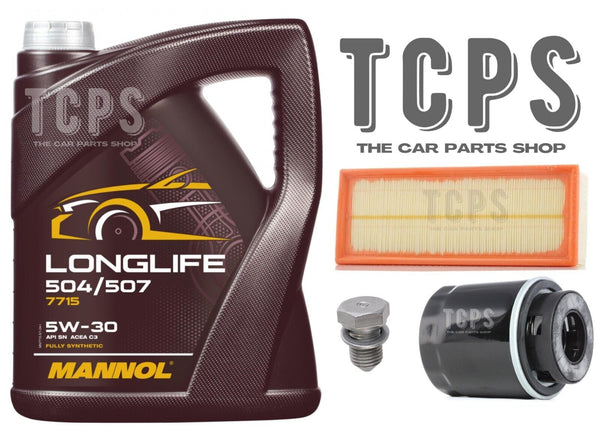 FOR VW SCIROCCO 1.4 TSI 08-17 SERVICE KIT 5L 5W30 OIL + OIL & AIR FILTER NEW