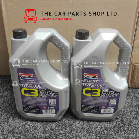 FULLY SYNTHETIC GRANVILLE 5W-30 ENGINE OIL 2 X 5 LITRES FAST DELIVERY NEW