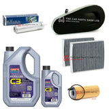 FOR BMW 5 SERIES 2.0 525D 2011> FULL SERVICE KIT 6L LONGLIFE OIL & ALL FILTERS