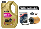 FOR FORD FIESTA 1.6 TDCI MK6 BOSCH SERVICE KIT 5L OIL AND OIL FILTER + PLUG