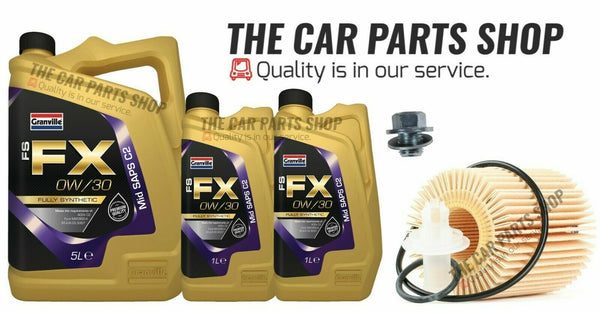 FOR TOYOTA AVENSIS 2008-2018 OIL CHANGE SERVICE KIT 7L OIL AND FILTER + PLUG
