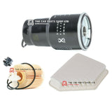 FOR TOYOTA RAV4 2.0 D-4D 2012> SERVICE FILTERS KIT FUEL AIR & OIL FILTER + PLUG