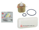 FOR TOYOTA YARIS 1.3 VVTI 2011> SERVICE FILTERATION KIT OIL AIR & 4 X NGK PLUGS