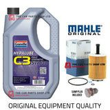 FOR SEAT ALHAMBRA 1.9 2.0 TDI (7V) SERVICE KIT 5L PREMIUM OIL & MAHLE OIL FILTER