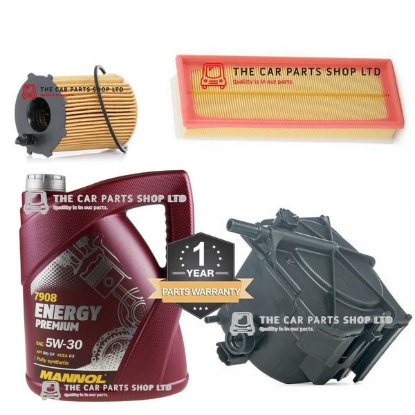FOR PEUGEOT EXPERT TEPEE 1.6 HDI SERVICE KIT 5L OIL & AIR OIL & FUEL