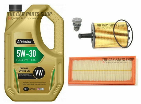 FOR AUDI A4 MK4 2.0 TDI 2011-2015 SERVICE KIT 5L 5W30 OIL & AIR AND OIL FILTER