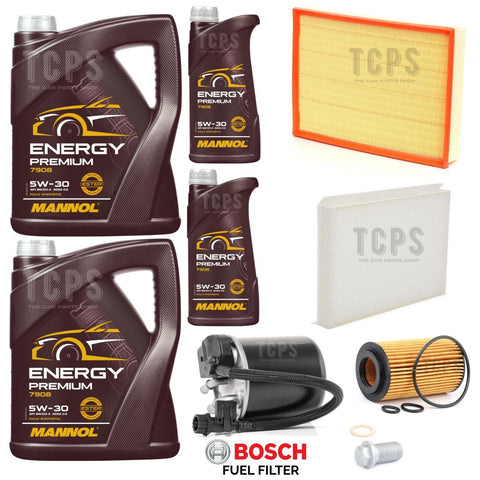 FOR MERCEDES SPRINTER 210 CDI PANEL VAN FULL SERVICE KIT FILTERS & 12L OIL