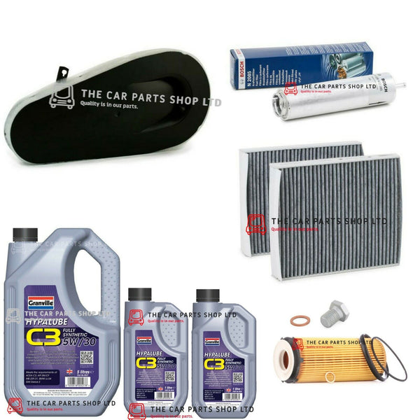 FOR BMW 530D GT F07 FULL SERVICE KIT 7 LITRES OIL + ALL FILTERS AND SUMP PLUG