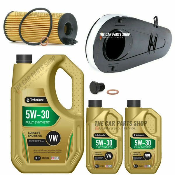 FOR BMW 530D GT F07 SERVICE KIT 7L 5W30 OIL + OIL AND FILTER KIT + SUMP PLUG