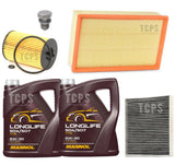 FOR VW CRAFTER CR35 2.5 TDI 2016-2020 SERVICE KIT 10L OIL & OIL AIR CABIN FILTER