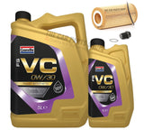 FOR VOLVO V70 2.4 D5 2001-2007 SERVICE KIT 6L 0W30 ENGINE OIL & OIL FILTER KIT