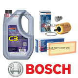BOSCH SERVICE KIT FOR SEAT ALTEA XL 2.0 TDI 2006-15 GRANVILLE OIL BOSCH FILTERS