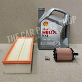 SERVICE KIT FOR SEAT ALTEA XL 2.0 TDI 2006-2015 OIL AIR + 5L OIL