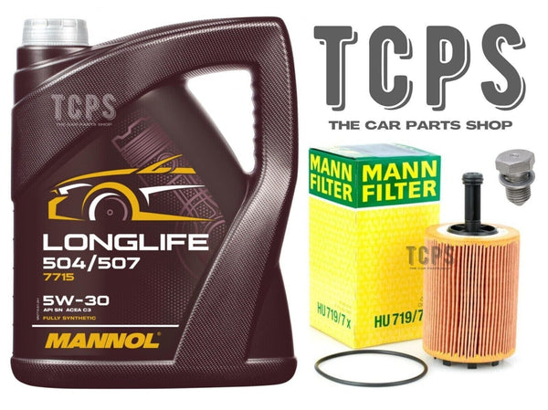 MANN SERVICE KIT FOR SEAT ALTEA XL 2.0 TDI 2006-2015 5L OIL & FILTER