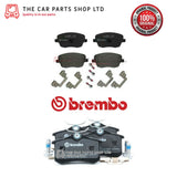 FRONT AND REAR BREMBO BRAKE PADS FITS SKODA FABIA 1.9 VRS 2003-2008 PREMIUM