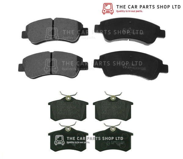 FRONT & REAR BRAKE PADS FOR SKODA FABIA 1.9 VRS 2003-2008