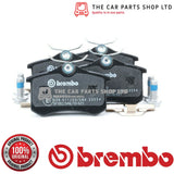 REAR AXLE BREMBO BRAKE PADS FOR CITROEN DS3 1.6 HDI 2009> BRAND NEW