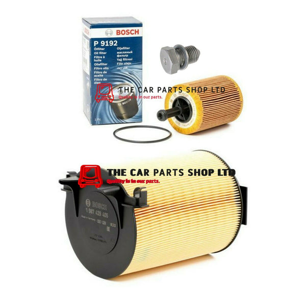 FITS VW CADDY 2.0 SDI 04-10 PREMIUM SERVICE FILTER KIT OIL AND AIR FILTER + PLUG