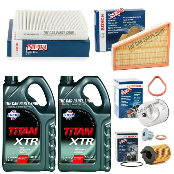 FOR FORD SMAX 1.6 TDI MK1 FULL BOSCH SERVICE KIT WITH 10L ENGINE OIL