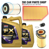 FITS VOLVO S80 2.0D 2.4D 2010> SERVICE KIT 6L 0W30 OIL AND FUEL OIL AIR FILTER