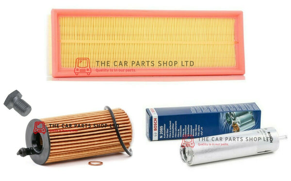 FITS BMW 518D SE TOURING F11 SERVICE FILTER KIT AIR OIL AND FUEL FILTER NEW