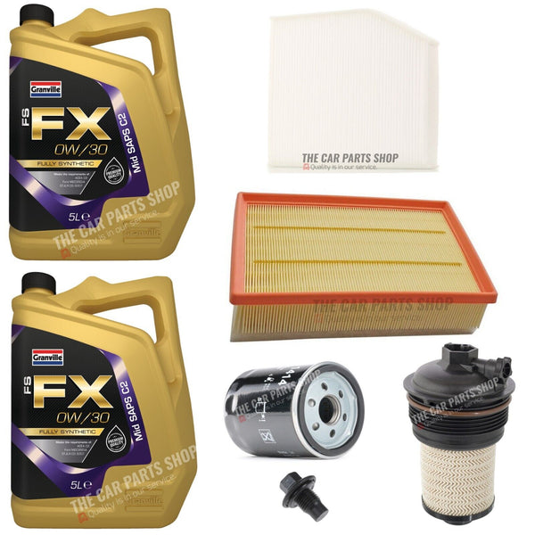FOR FORD TRANSIT 2.0 2014  COMPLETE SERVICE KIT 10L GRANVILLE INCLUDED