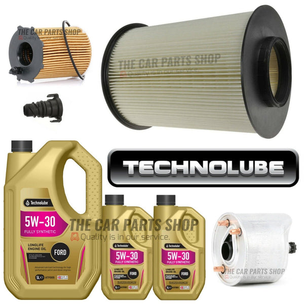 FOR FORD TRANSIT CONNECT 1.6 V408 SERVICE KIT 7L OIL & FUEL OIL AIR FILTER NEW