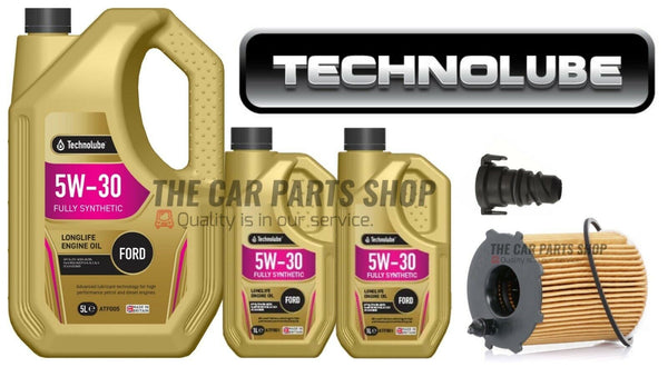FOR FORD TRANSIT CONNECT 1.6 V408 SERVICE KIT 7L OIL + OIL FILTER & SUMP PLUG