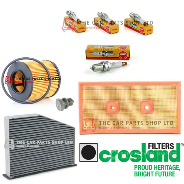 TO FIT VW JETTA FSI 2004-2011 FULL CROSLAND REPLACEMENT FILTERS & SPARK PLUGS