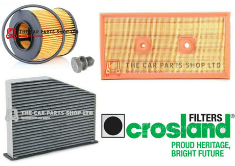 TO FIT VW JETTA FSI 2004-2011 CROSLAND REPLACEMENT FILTERS 3 FILTER KIT NEW