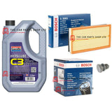 FOR VW GOLF MK4 1.8T 1996> BOSCH REPLACEMENT KIT 2 FILTER & ENGINE OIL 5W30 NEW