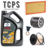 SERVICE KIT FOR PEUGEOT 308 2.0 BLUEHDI GT LINE MK2 13-19 AIR OIL FUEL + 5L OIL