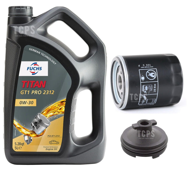 SERVICE KIT FOR PEUGEOT 308 2.0 BLUEHDI GT LINE MK2 13-19 0W30 OIL + OIL FILTER