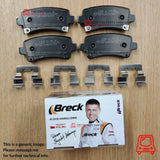 FOR BMW F10 518D 520D 525D 530D BRECK CERAMIC REAR BRAKE PADS + WARNING WIRE