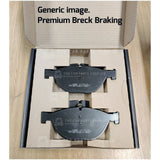 FOR BMW 620D XDRIVE 3.0 2017> BRECK CERAMIC REAR BRAKE PADS + WEAR SENSOR