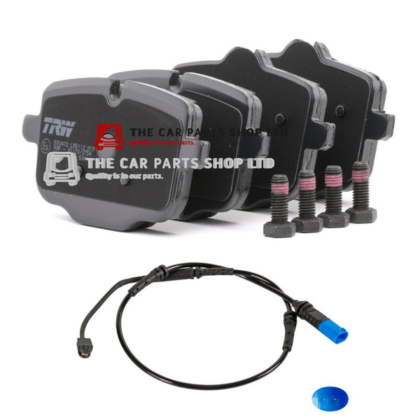 TO FIT BMW X3 20D XDRIVE G01 F97 PREMIUM TRW REAR BRAKE PADS SET WITH SENSOR
