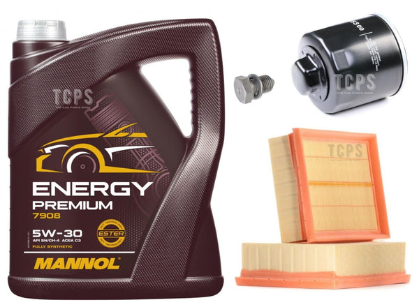 FOR VW POLO 1.0 1.4 PETROL 94-01 SERVICE KIT 5L 7908  & OIL AIR FILTER KIT
