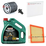 FOR FORD FIESTA 1.4 PETROL 2008+ SERVICE KIT 4L CASTROL + OIL AIR CABIN FILTER