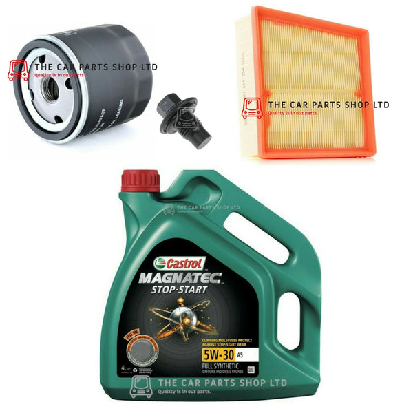 FITS FORD FIESTA 1.4 PETROL 2008> SERVICE KIT 4L 5W30 & OIL + AIR FILTER + PLUG