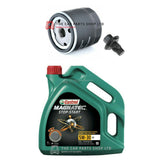 FITS FORD FIESTA 1.4 PETROL 2008> SERVICE KIT CASTROL 4L OIL FILTER & SUMP PLUG