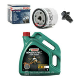 FITS FORD FIESTA 1.4 PETROL 2008> BOSCH SERVICE KIT 4L CASTROL & BOSCH FILTER