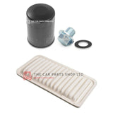 FOR TOYOTA AVENSIS VERSO 2.0 01-09 SERVICE FILTER KIT SUMP PLUG OIL & AIR FILTER