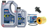 FOR LAND ROVER EVOQUE 2011> BOSCH SERVICE KIT WITH 6 LITRES C1 5W30 OIL
