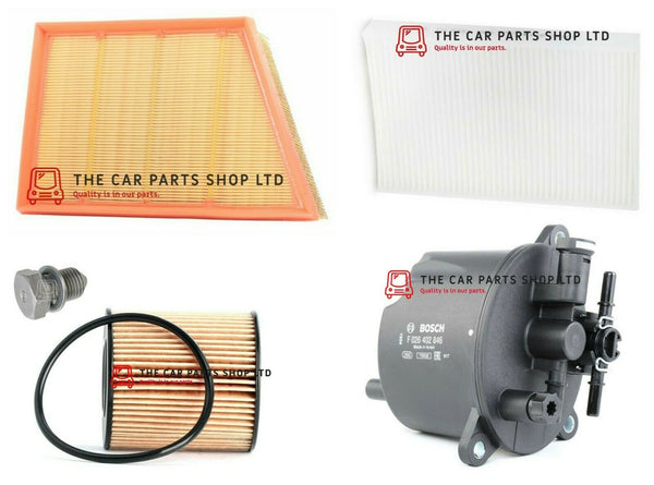 FOR LAND ROVER EVOQUE 2011> FULL SERVICE FILTERS KIT WITH PLUG (FAST DELIVERY)