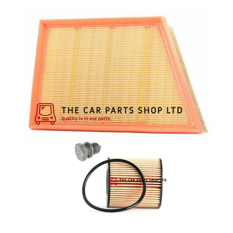 FOR LAND ROVER EVOQUE 2011> SERVICE FILTERS KIT AIR AND OIL FILTER + SUMP PLUG