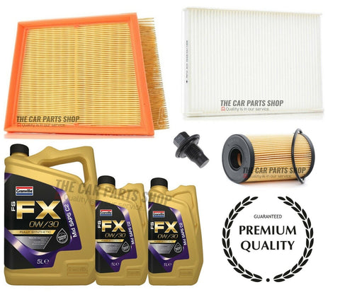 FOR LAND ROVER DISCOVERY 2.0 L462 2017> SERVICE KIT 0W30 OIL + CABIN OIL AIR