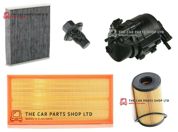 FITS LAND ROVER DISCOVERY 2.0 L462 2017> FULL SERVICE FILTERS KIT WITH SUMP PLUG