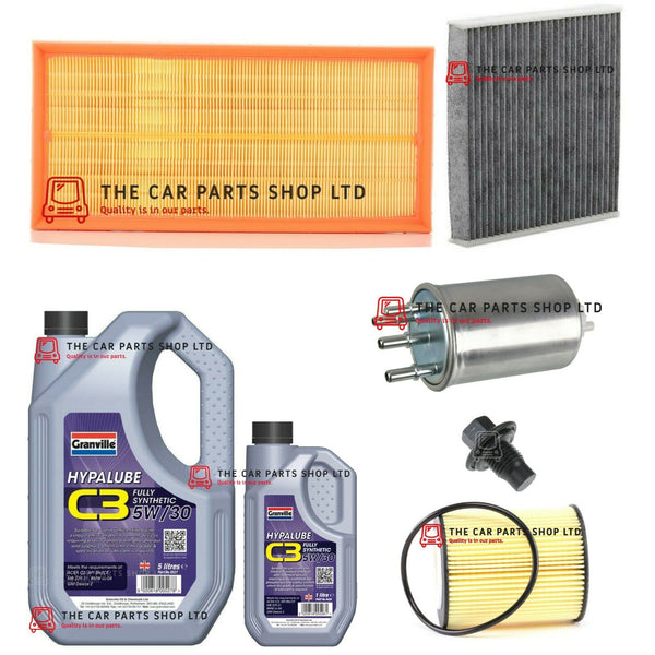 FOR LAND ROVER DISCOVERY 4 3.0 16-18 FULL SERVICE KIT 6 LITRES OIL + FILTERS NEW